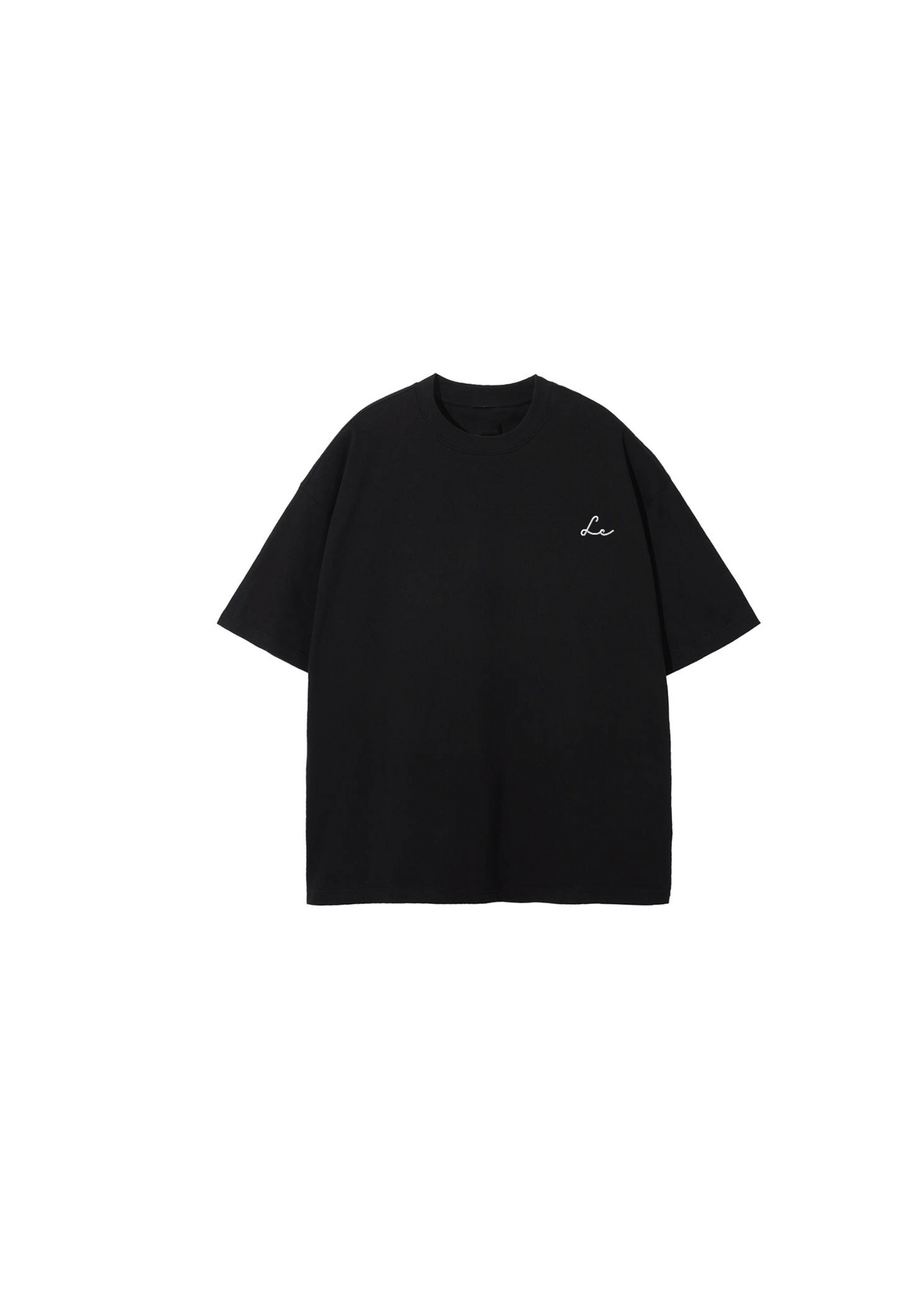 Black LC Oversized Logo T-Shirt